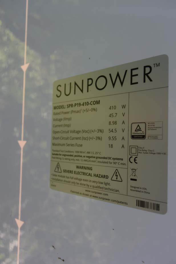 SunPower SRP-P19-410-COM