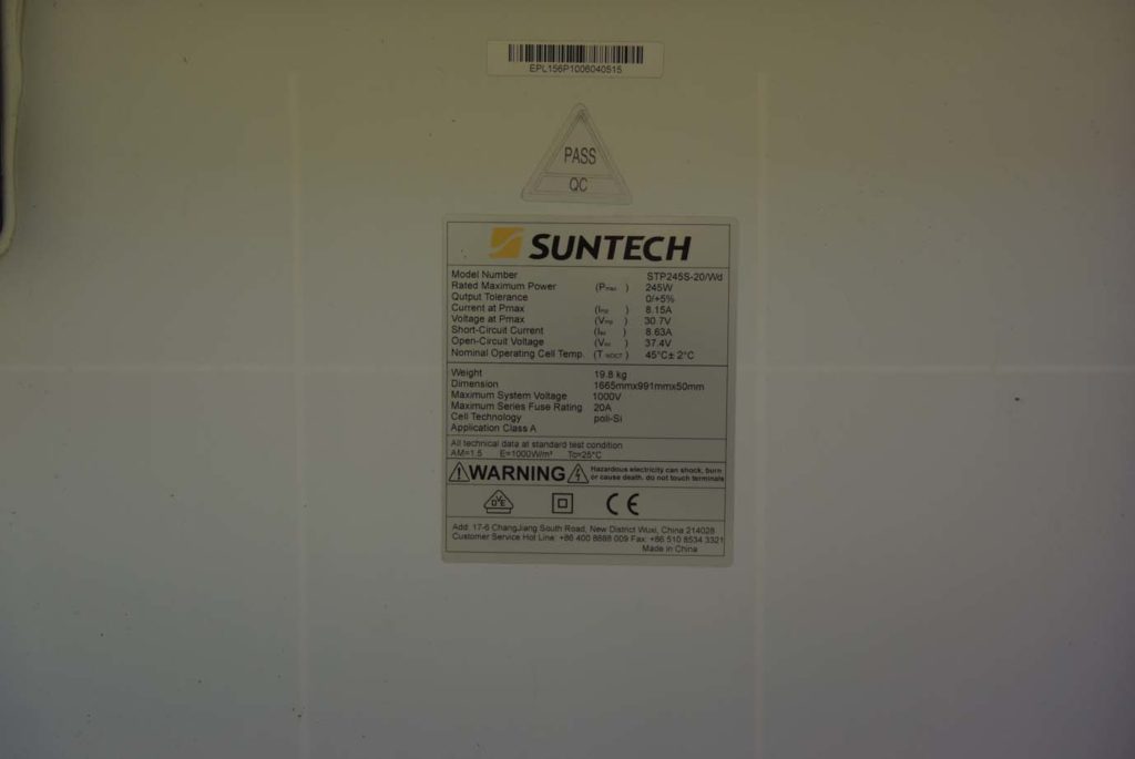 Suntech STP245S-20/Wd