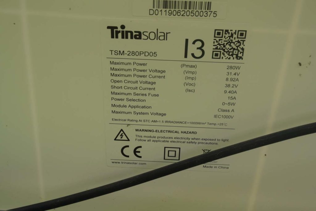 Солнечные панели TrinaSolar TSM-280PD05